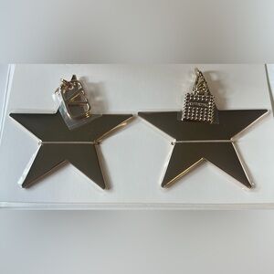 Valentino gold Star key rings